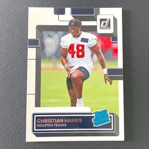 Christian Harris: Houston Texans, Linebacker 2022 Panini Donruss Football #383